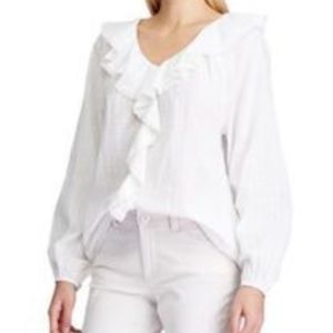 CHAPS Ruffled Blouse